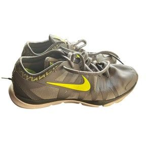 Nike Training Flex Supreme TR3 Women's Running Shoes Gray Neon Yellow Size 7.5